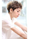 大人ショートボブ/ハンサムショート/前髪あり/30代40代50代