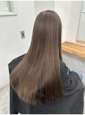 ココアグレージュ/ブリーチなしダブルカラー