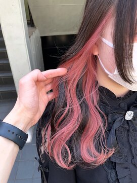 アクト 原宿(ACT) ピンクインナーカラー/ピンクベージュ/ホワイトピンク/ブリーチ