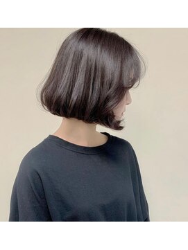 ナループロア ルームー(Nalu pu loa ROOMOO) グレーブラウンと韓国ボブの相性良し☆タンバルモリ/韓国ヘア