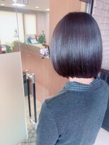 アミリー 成田飯田町店(Amily) 重めボブ黒髪20代30代40代50代60代ブ ストレート 大人女子