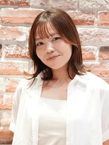 ラランジェ 大阪店(LARANJE) レイヤー×切りっぱなしボブ