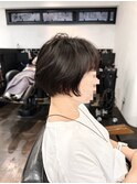 小顔見え丸みショート