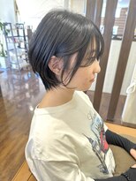 リミットヘアー 大在店(Remit hair) (田辺)耳かけショートボブ
