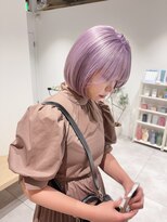 モリオフロムロンドン 大宮店(morio from London)&nbsp;【坪井】ケアブリーチ ×ホワイトパープル