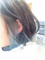 キーン 立川店(keen)&nbsp;ネイビーブルーインナーカラー