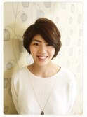 アシンメトリー風♪大人ショートボブ
