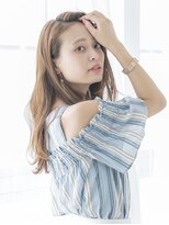 フーガヘアー 元住吉店(FUGA hair)&nbsp;色っぽかき上げ無造作カールウェットヘア☆デザインカラー