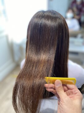 ブレスヘアーデザイン(BLESS HAIR DESIGN) いつもクセが残ってしまう方必見!縮毛矯正【美革ストレート】