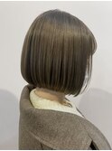 【 ito / 梅田 】柔らかベージュカラー×ミニボブ丸型・卵型