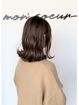 ヘアーサロン モンクール(hairsalon mon'coeur) 『 切りっぱなしボブ☆外ハネアレンジ　アッシュブラウン 』