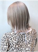 ミルクティー_マロンベージュAラインボブ_ba318981