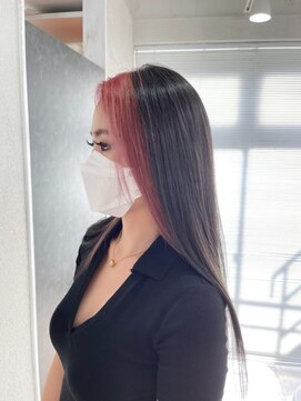 アジールヘア 所沢プロペ通り店(agir hair) ピンクフレーミング10代20代30代