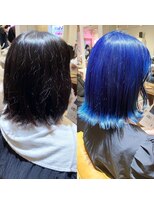 アヴァンス 天王寺店(AVANCE.)&nbsp;印象の違い×ディープブルー