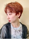暖色マッシュショート 松永幸征