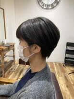 シエル エマージュ 松戸(CIEL Emerge)&nbsp;大人ショート　耳掛けショートスタイル　グレージュ