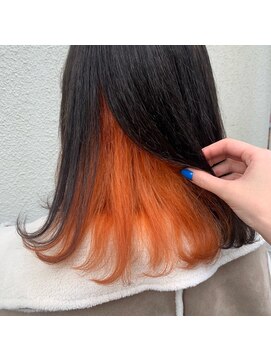 アンジェリカ 尼崎店(ANGELICA) オレンジインナーカラー【ANGELICA 吉永】