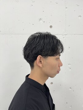 ウェルネス(Wellness) スパイラルパーマサイドパート韓国マッシュルーキーパーマ1