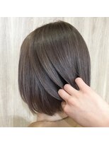 プログレスプラス&nbsp;派手すぎない♪グレージュカラー 韓国 タンバルモリ 前髪 ボブ