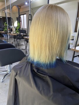 アンドミライ(& mirai) ホワイトベージュ裾カラー【梅田/中崎町/&mirai】