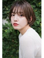 イオエ(ioe)&nbsp;黒髪/ボブルフ/ネビージュ/小顔/ワンレン/髪質改善/グレージュ