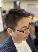 明るい白髪染めスタイル