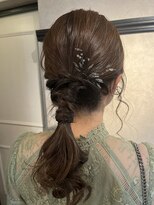 オーブ ヘアー リリー 博多2号店(AUBE HAIR lily)&nbsp;クールで可愛い結婚式ヘアスタイル♪