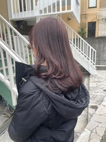 ヘアサロン ガリカ 表参道(hair salon Gallica) 【mami】柔らかラベンダーココアブリーチなしダブルカラー