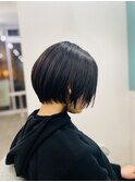 大人可愛い30代40代50ショートボブショート丸みショート
