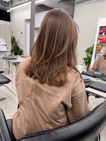 ハイライトバレイヤージュダブルカラーケアブリーチ30代40代