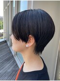 ハンサムショート/丸みショートボブ