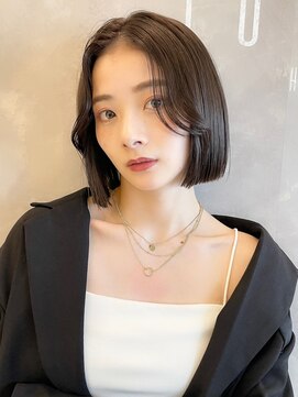 トルネード(TORNADO) 韓国風切りっぱなしボブ 似合わせカット 小顔カット M0816