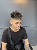 ハイライトツイストバング