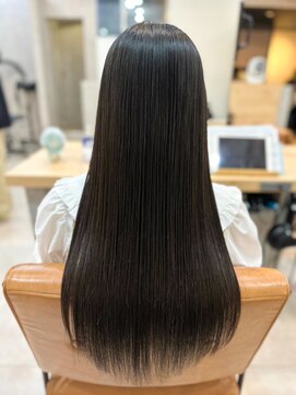 テトテ 三宮店(Tetote) 【tetote柴垣のサロンスタイル】艶髪ストレート/矯正系髪質改善