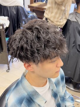 オムヘアー (HOMME HAIR) 【HOMME HAIR 佐藤】 ツイストスパイラルパーマ スタイル