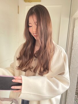 リビング 学芸大学(Living) ミルクティーベージュ/ミディアムレイヤー