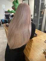 ナンバー 竪町(number+)&nbsp;20代30代大人可愛い透明感ピンクブラウンケアブリーチ小顔