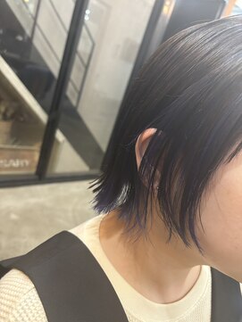 ヘアメイク デザート(HAIR MAKE DESART) 木村法子【インナーカラー×ブルー】