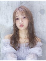 メノン 茨木店(Menon) レイヤーカット×艶髪×フェミニンロング