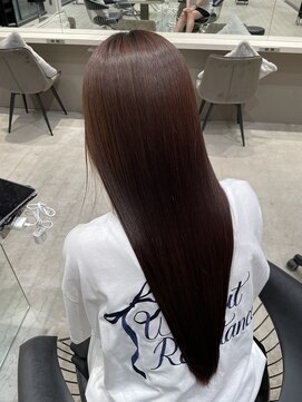 ロンドローズ 名古屋(Lond damaskRose) 顔周り ダブルカラー 名駅 ブリーチ 髪質改善 ボブ 韓国　714