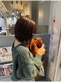 切りっぱなしボブ