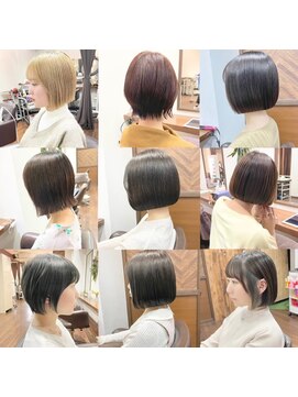 カラープロデュースバイアルバ(color produce byALBA) 艶のあるボブ