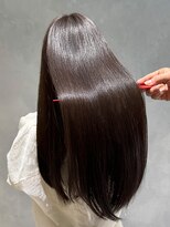 アース 三木店(HAIR & MAKE EARTH)&nbsp;20代30代40代髪質改善トリートメントブルーブラック透け感