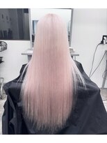 ペレ 栄店(PELE)&nbsp;デザインカラー/レイヤーカット/ウェットヘア/オリーブベージュ