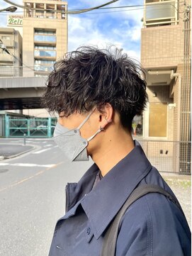 ハグ 横浜(HUG) 無造作パーマ×王道マッシュ