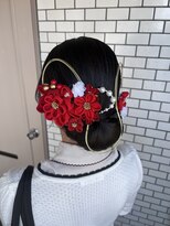 ソノ(sono) タイトシニヨン 水引ヘア 成人式ヘア 振袖ヘア 和装ヘア