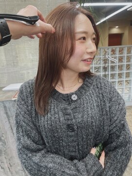 ナウ(now) ブリーチ有り透明感カラー