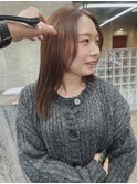 ブリーチ有り透明感カラー
