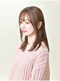 顔まわりレイヤースタイル