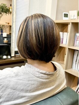 ペル テ サローネ(Per Te SALONE)の写真/[肌が弱い方にオススメ]オーガニックに拘り、色味が豊富な薬剤をご用意◎理想のカラー×うる艶仕上がりへ♪